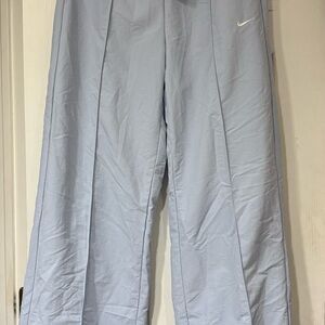 Nike Mid Rise Full Length Pants in Light Blue